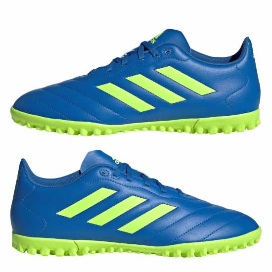 Adidas Goletto Adults Astro Turf Football Boots Син/Лимон Мъжки футболни бутонки