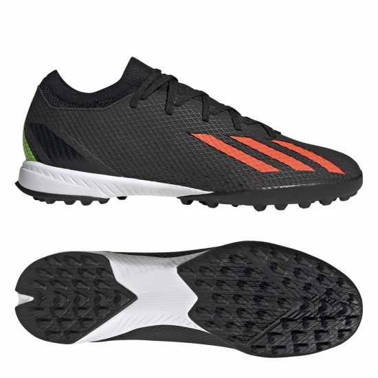 Adidas X Speedportal.3 Astro Turf Football Boots Black/Red/Grn Футболни стоножки