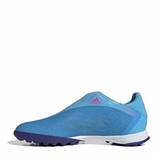 Adidas X Ghosted .3 Laceless Astro Turf Trainers Blue/Pink Футболни стоножки