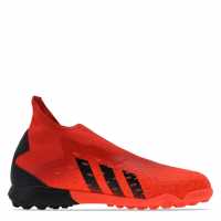 Adidas Predator .3 Laceless Astro Turf Trainers Red/SolarRed Футболни стоножки