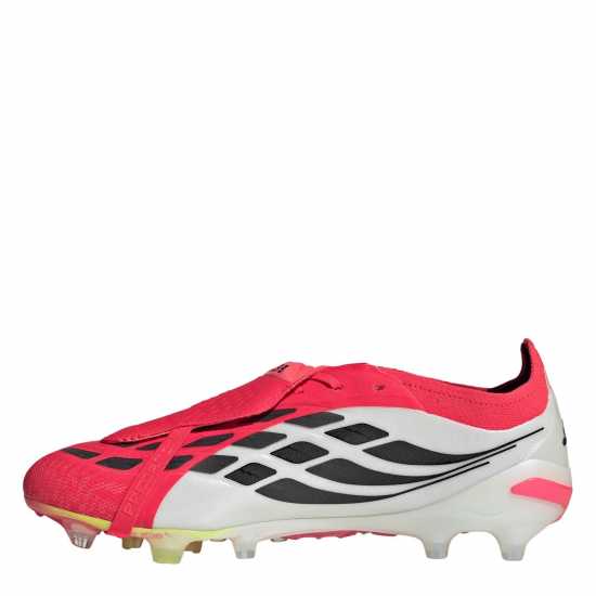 Adidas Mens  Predator Elite Fold Over Tongue Artificial Ground Football Boots Red/Black/White 