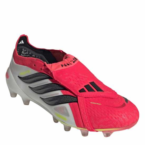 Adidas Mens  Predator Elite Fold Over Tongue Artificial Ground Football Boots Red/Black/White 