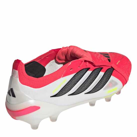 Adidas Mens  Predator Elite Fold Over Tongue Artificial Ground Football Boots Red/Black/White 