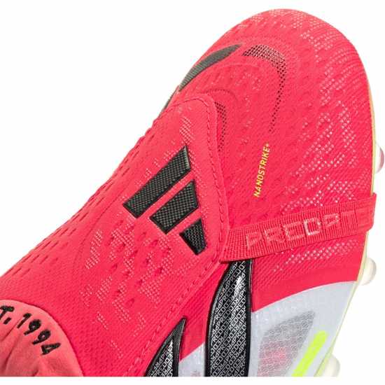 Adidas Mens  Predator Elite Fold Over Tongue Artificial Ground Football Boots Red/Black/White 