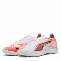 Puma Men's Ultra 5 Pro Cage Astro Turf Football Boots Puma White-Pu 