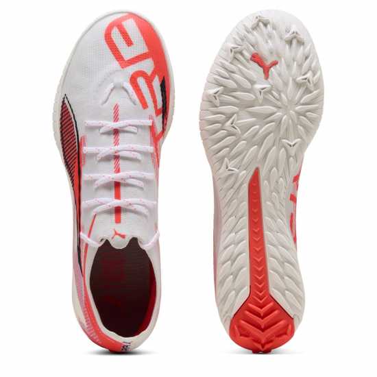 Puma Men's Ultra 5 Pro Cage Astro Turf Football Boots Puma White-Pu 