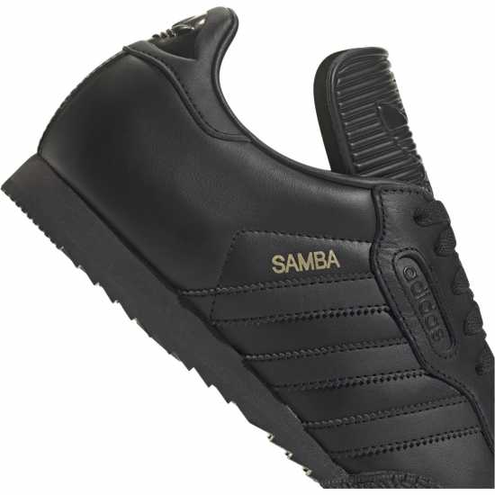 Adidas Мъжки Маратонки Samba Super Mens Trainers Черно/Черно/Златно Мъжки маратонки