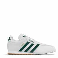 Adidas Мъжки Маратонки Samba Super Mens Trainers Бяло/Зелено/Гума 