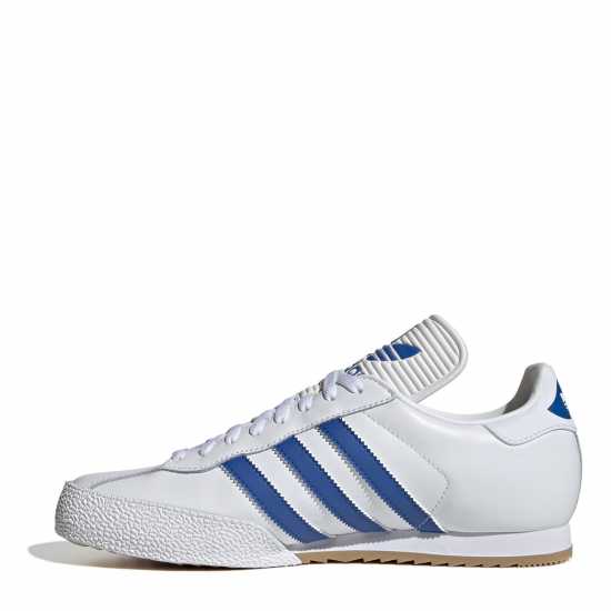 Adidas Мъжки Маратонки Samba Super Mens Trainers White/Blue Мъжки маратонки