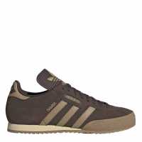 Adidas Мъжки Велурени Маратонки Originals Samba Suede Trainers Mens Brown/Gum 