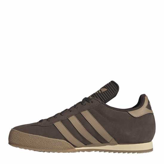 Adidas Мъжки Велурени Маратонки Originals Samba Suede Trainers Mens Brown/Gum 