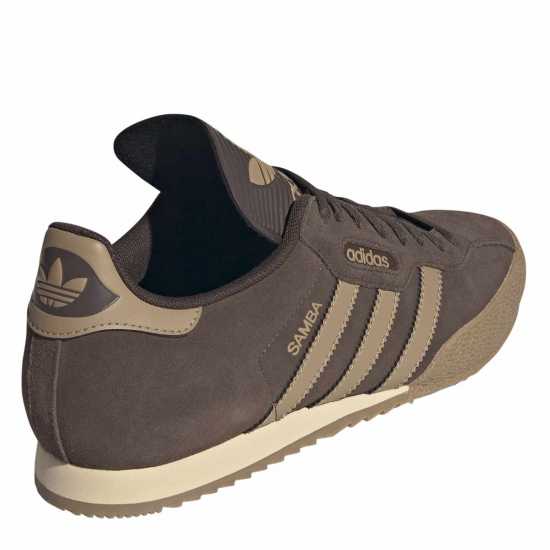 Adidas Мъжки Велурени Маратонки Originals Samba Suede Trainers Mens Brown/Gum 