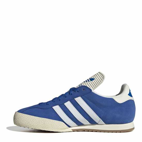 Adidas Мъжки Велурени Маратонки Originals Samba Suede Trainers Mens Синьо/Бяло Adidas Мъжки Велурени Маратонки Originals Samba Suede Trainers Mens Синьо/Бяло