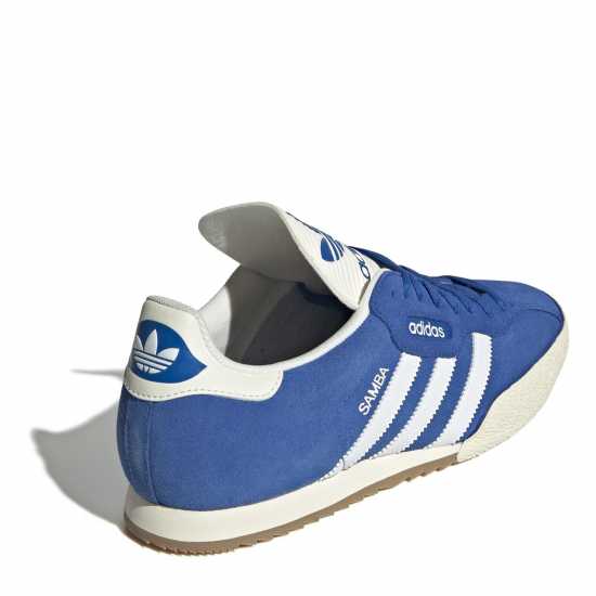 Adidas Мъжки Велурени Маратонки Originals Samba Suede Trainers Mens Синьо/Бяло Adidas Мъжки Велурени Маратонки Originals Samba Suede Trainers Mens Синьо/Бяло