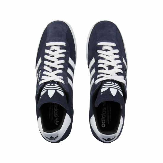 Adidas Мъжки Велурени Маратонки Originals Samba Suede Trainers Mens Морско синьо/Бяло Мъжки маратонки