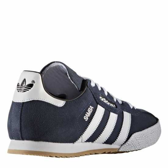 Adidas Мъжки Велурени Маратонки Originals Samba Suede Trainers Mens Морско синьо/Бяло Мъжки маратонки