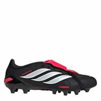 Adidas Predator Fold-Over Tongue Academy Astro Turf Football Boots Black/White/Red 