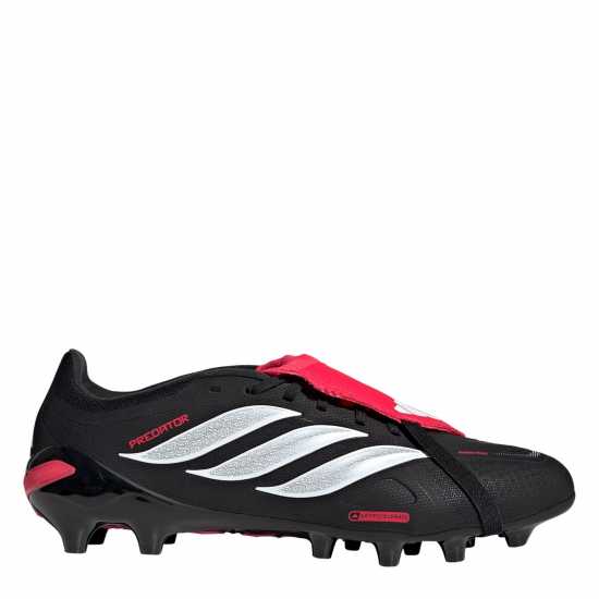Adidas Predator Fold-Over Tongue Academy Astro Turf Football Boots Black/White/Red 