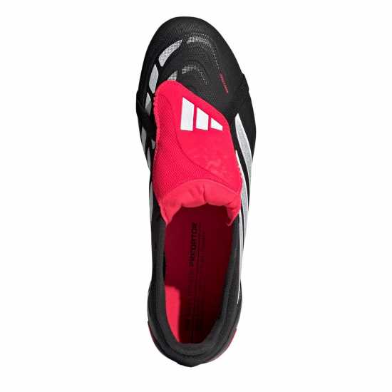 Adidas Predator Fold-Over Tongue Academy Astro Turf Football Boots Black/White/Red 