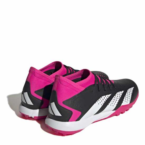 Adidas Predator Accuracy.3 Astro Turf Trainers Black/Wht/Pink Футболни стоножки