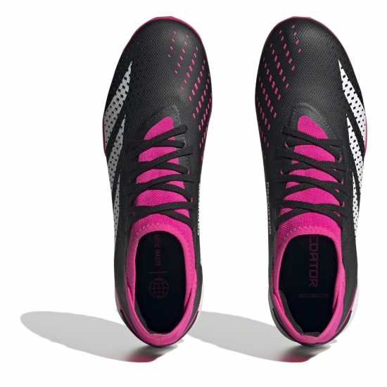 Adidas Predator Accuracy.3 Astro Turf Trainers Black/Wht/Pink Футболни стоножки