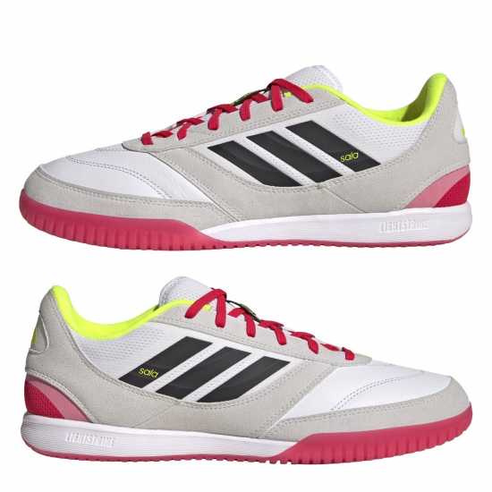 Мъжки футболни бутонки Adidas Top Sala Competition Indoor Court Football Boots Бяло/Червено Adidas Top Sala Competition Indoor Court Football Boots Бяло/Червено Мъжки футболни бутонки