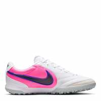 Nike Mens  Tiempo Ligera Astro Turf Football Boots Blue/Wht/Pink 