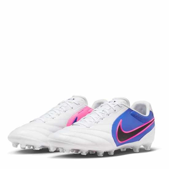 Nike Mens Tiempo Ligera Artificial Ground Football Boots Blue/Wht/Pink Nike Mens Tiempo Ligera Artificial Ground Football Boots Blue/Wht/Pink