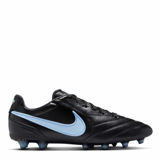 Nike Mens Tiempo Ligera Artificial Ground Football Boots Black/Blue Nike Mens Tiempo Ligera Artificial Ground Football Boots Black/Blue