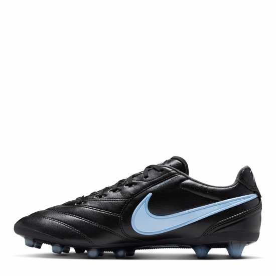 Nike Mens Tiempo Ligera Artificial Ground Football Boots Black/Blue Nike Mens Tiempo Ligera Artificial Ground Football Boots Black/Blue