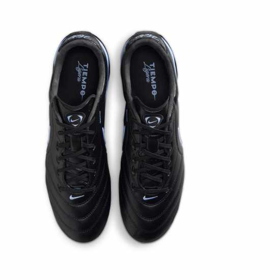 Nike Mens Tiempo Ligera Artificial Ground Football Boots Black/Blue Nike Mens Tiempo Ligera Artificial Ground Football Boots Black/Blue