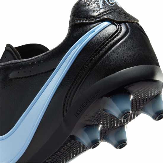 Nike Mens Tiempo Ligera Artificial Ground Football Boots Black/Blue Nike Mens Tiempo Ligera Artificial Ground Football Boots Black/Blue