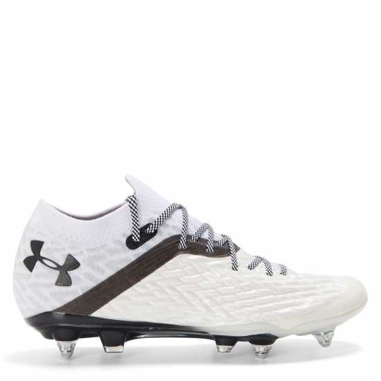 Under Armour Men's Clone Magnetic Astro Turf Football Boots White 