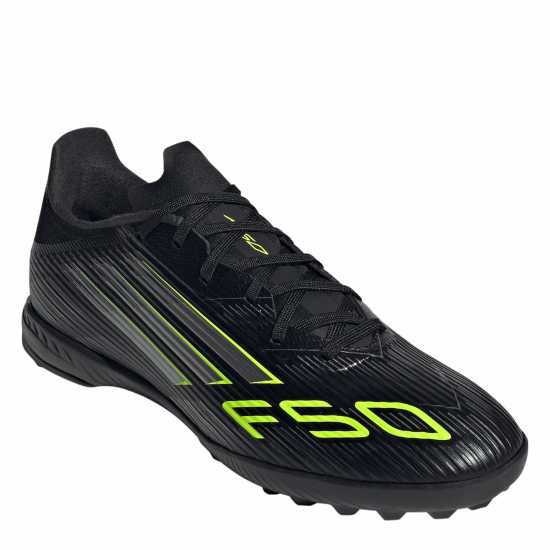 Мъжки футболни бутонки Adidas F50 League Adults Astro Turf Football Boots Black/Lemon Adidas F50 League Adults Astro Turf Football Boots Black/Lemon Мъжки футболни бутонки