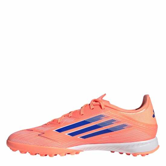 Adidas F50 League Adults Astro Turf Football Boots Оранжево/Синьо 