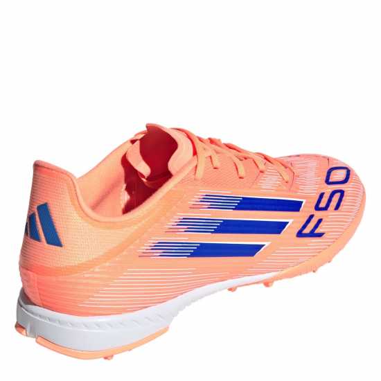 Adidas F50 League Adults Astro Turf Football Boots Оранжево/Синьо 