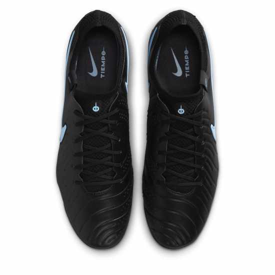 Nike Tiempo Legend 10 Elite Adults Artificial Ground Football Boots Black/Black Мъжки футболни бутонки