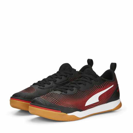 Мъжки футболни бутонки Puma Маратонки За Футбол В Зала Ibero Iii Indoor Football Trainers Mens Черно/Червено/Гума Puma Маратонки За Футбол В Зала Ibero Iii Indoor Football Trainers Mens Черно/Червено/Гума Мъжки футболни бутонки
