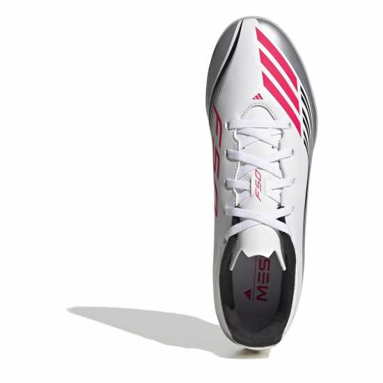 Мъжки футболни бутонки Adidas F50 Club Astro Adults Turf Football Boots Бяло/Червено Adidas F50 Club Astro Adults Turf Football Boots Бяло/Червено Мъжки футболни бутонки