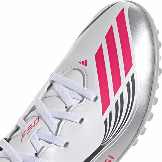 Мъжки футболни бутонки Adidas F50 Club Astro Adults Turf Football Boots Бяло/Червено Adidas F50 Club Astro Adults Turf Football Boots Бяло/Червено Мъжки футболни бутонки