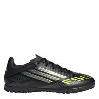 Adidas F50 Club Astro Adults Turf Football Boots Black/Lemon Мъжки футболни бутонки