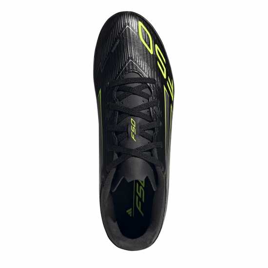 Adidas F50 Club Astro Adults Turf Football Boots Black/Lemon Мъжки футболни бутонки