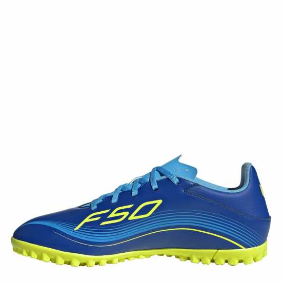 Adidas F50 Club Astro Adults Turf Football Boots Синьо/Жълто 
