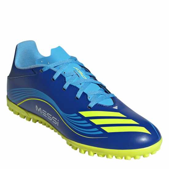 Adidas F50 Club Astro Adults Turf Football Boots Синьо/Жълто 