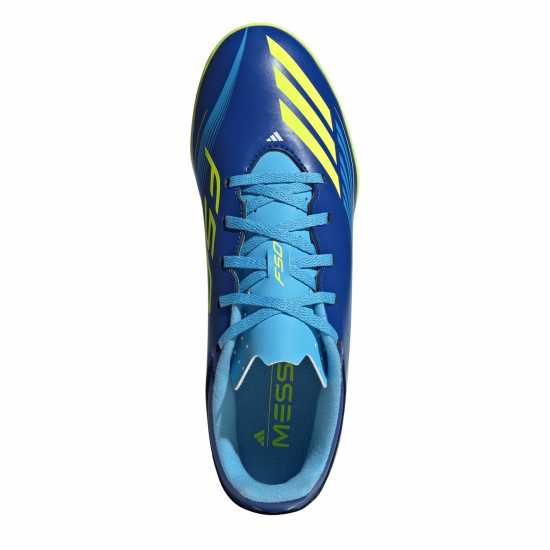 Adidas F50 Club Astro Adults Turf Football Boots Синьо/Жълто 