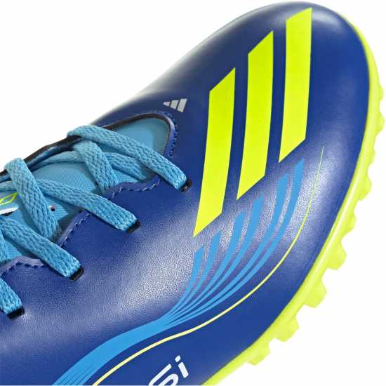 Adidas F50 Club Astro Adults Turf Football Boots Синьо/Жълто 