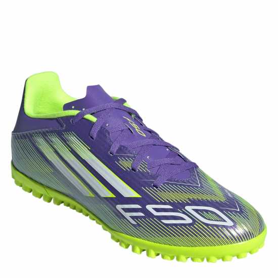 Adidas F50 Club Astro Adults Turf Football Boots Purple/White Мъжки футболни бутонки