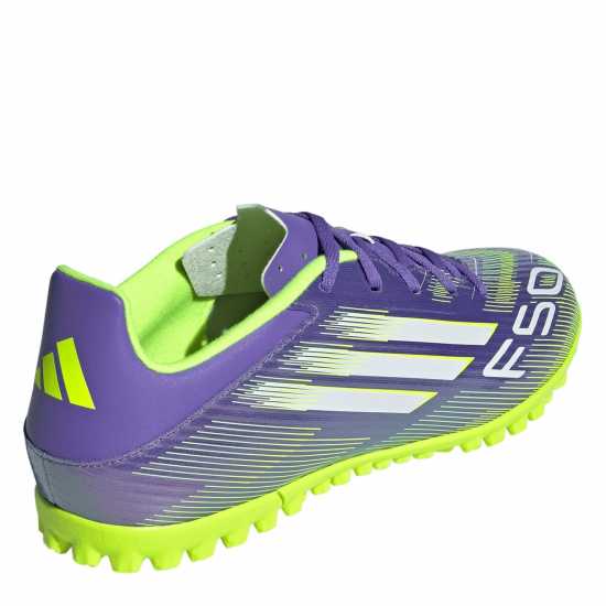 Adidas F50 Club Astro Adults Turf Football Boots Purple/White Мъжки футболни бутонки