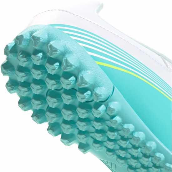 Adidas F50 Club Astro Adults Turf Football Boots Wht/Pink/Blue 