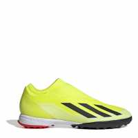 Adidas X Crazyfast League Laceless Astro Turf Football Boots Жълто/Черно/Бяло Футболни стоножки